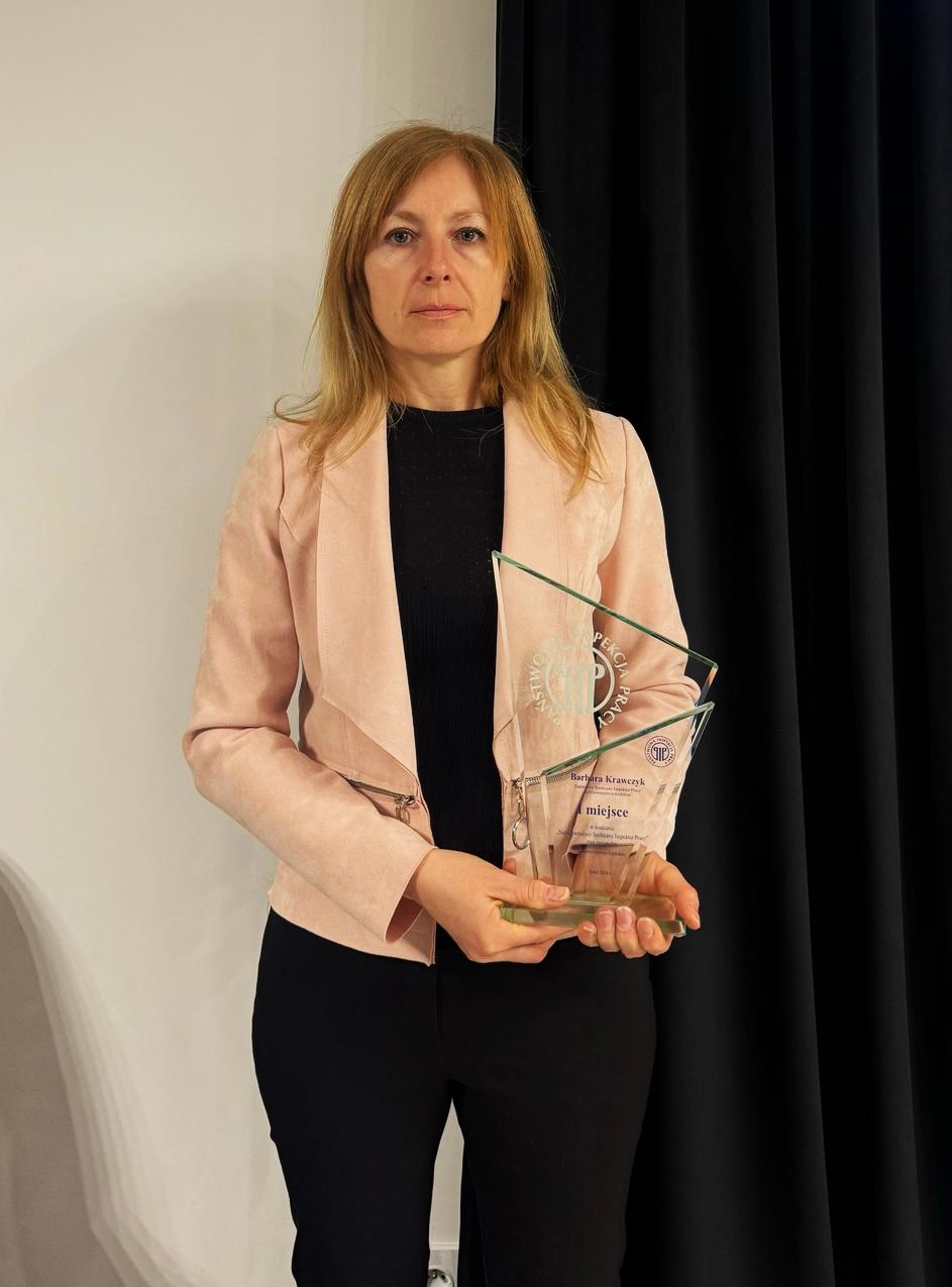 Dr Barbara Krawczyk Zwyciężczyni